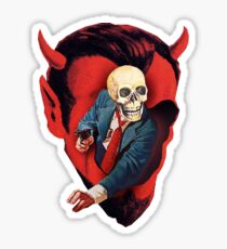 Pegatina Devilhead Skullman