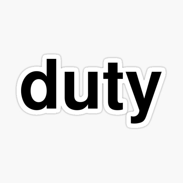 Item preview, duty designed and sold by ninov94.