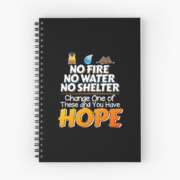 Item preview, Fire Water Shelter Hope - Hikers Hiking designed and sold by LatinAmericaFocus.