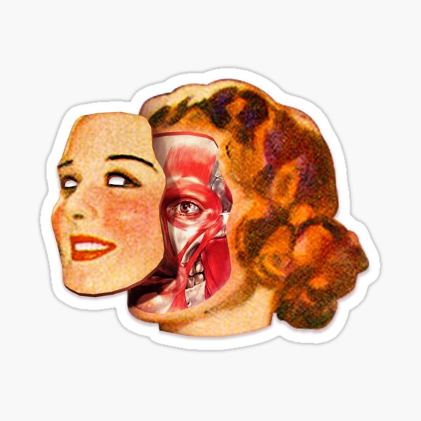 Lady Muscleface Sticker