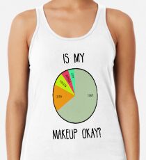 Camiseta de tirantes para mujer Está bien mi maquillaje?