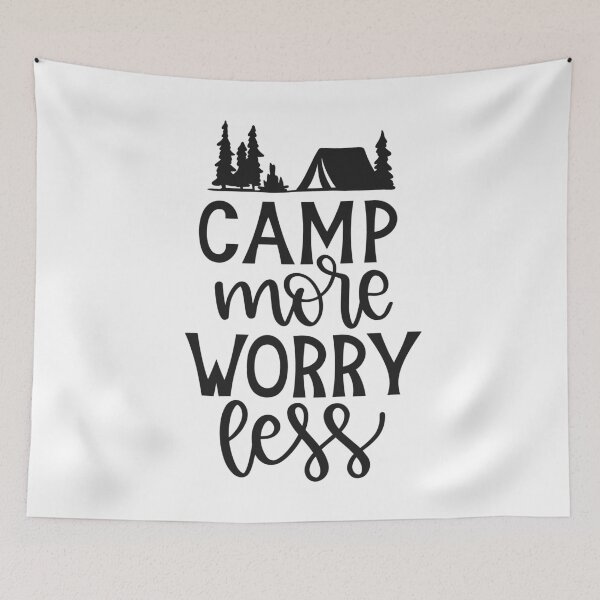 Item preview, Camp More Worry Less designed and sold by Anna Fok.