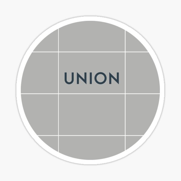 UNION Subway Station Sticker