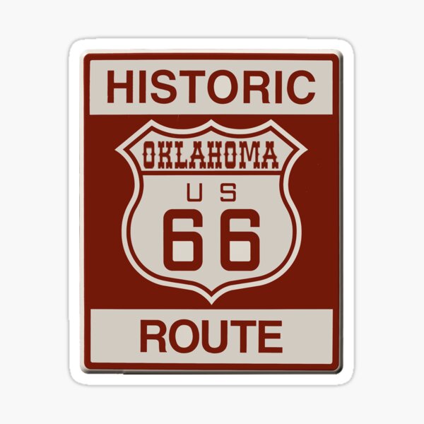 Item preview, Oklahoma Route 66 designed and sold by Lawrence Baird.