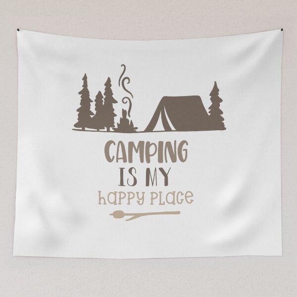 Item preview, Camping Is My Happy Place designed and sold by Anna Fok.