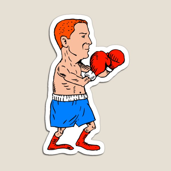 Item preview, Boxer Fighting Stance Cartoon designed and sold by patrimonio.