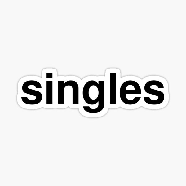singles Sticker