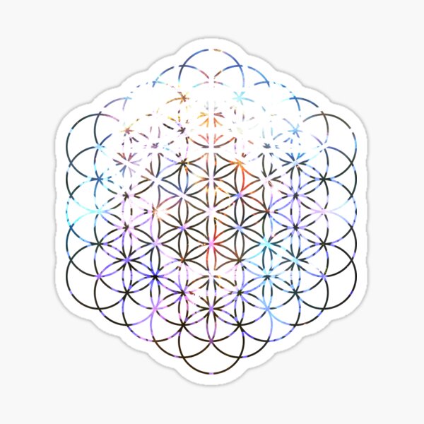 Carina Flower of Life | Sacred Geometry Sticker