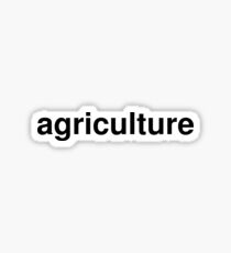 agriculture Sticker