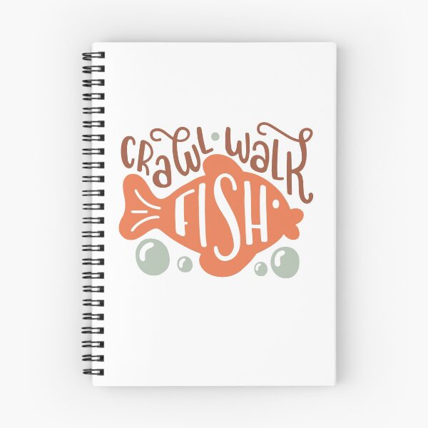 Item preview, Crawl Walk Fish designed and sold by Anna Fok.