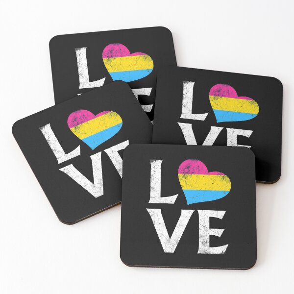 Item preview, Pansexual Pride Stacked Love designed and sold by Patrick Hiller.