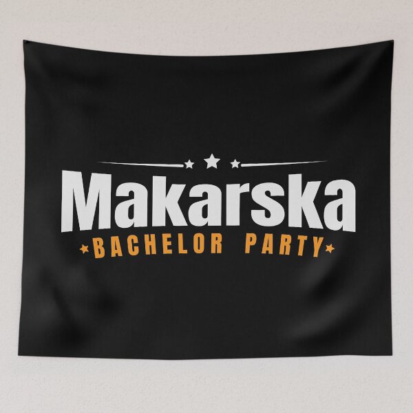 Item preview, Bachelor Party Shirt Makarska Pre Wedding Celebration Tee designed and sold by haselshirt.