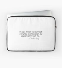 Christina Yang Zitat Laptoptasche