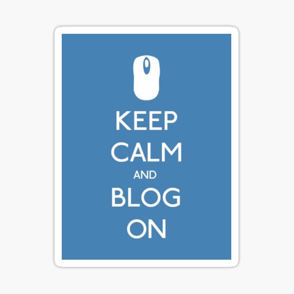 Artikel-Vorschau von Keep calm and blog on, designt und verkauft von Queen-of-Asgard.