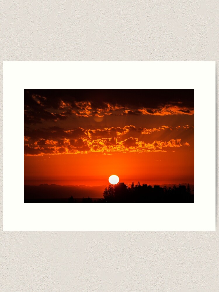 Thumbnail 1 of 3, Art Print, Sun over Kira Groyne designed and sold by KimOgdenPhotos.