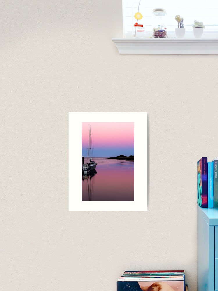 Thumbnail 2 of 3, Art Print, Spring Sunset designed and sold by KimOgdenPhotos.