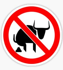 No BS Bull Dust Sticker