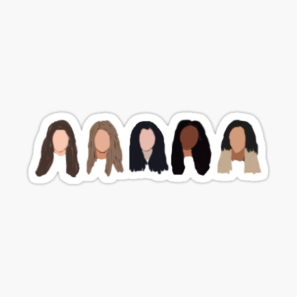 Fifth Harmony Characters Sticker
