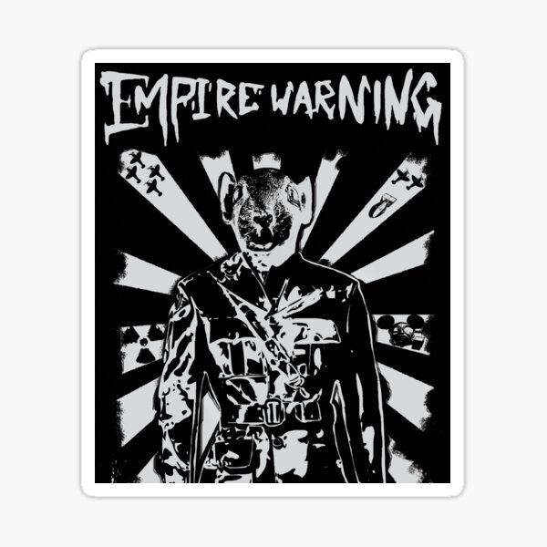 empire waring out to war logo Sticker