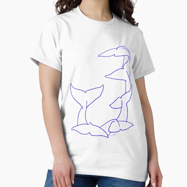 Fluke to Fluke (blue) Classic T-Shirt