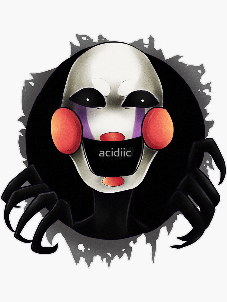 Five Nights At Freddy's 4- NIGHTMARE CHICA W/TEXT Sticker for