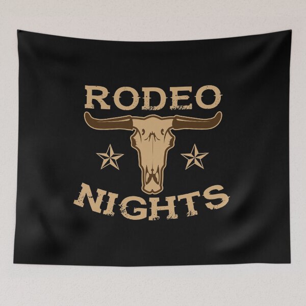 Item preview, Rodeo Nights With Stars And Cow Skull designed and sold by sabertronics.