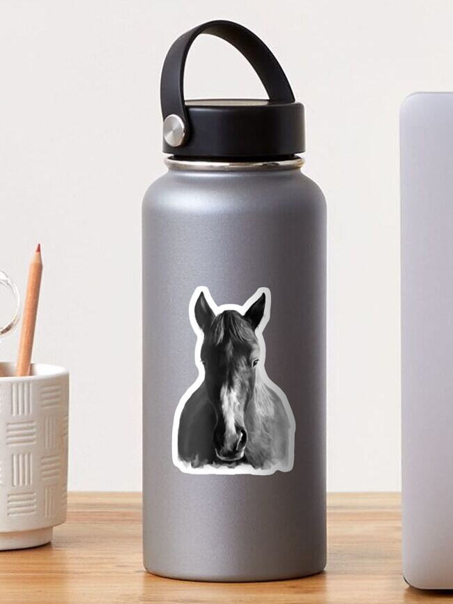 Thumbnail 1 of 3, Sticker, Horse designed and sold by Amy Hamilton.