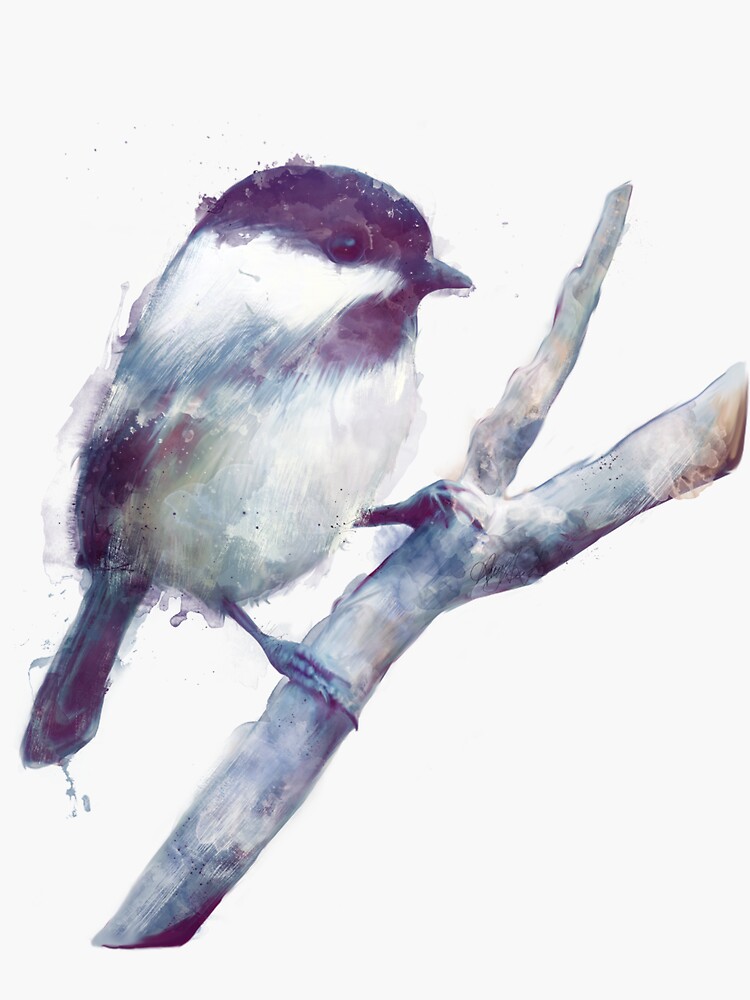 Thumbnail 3 of 3, Sticker, Bird // Trust designed and sold by Amy Hamilton.