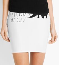 AllMyFriendsAreDead Funny Dinosaur Animal Mini Skirt