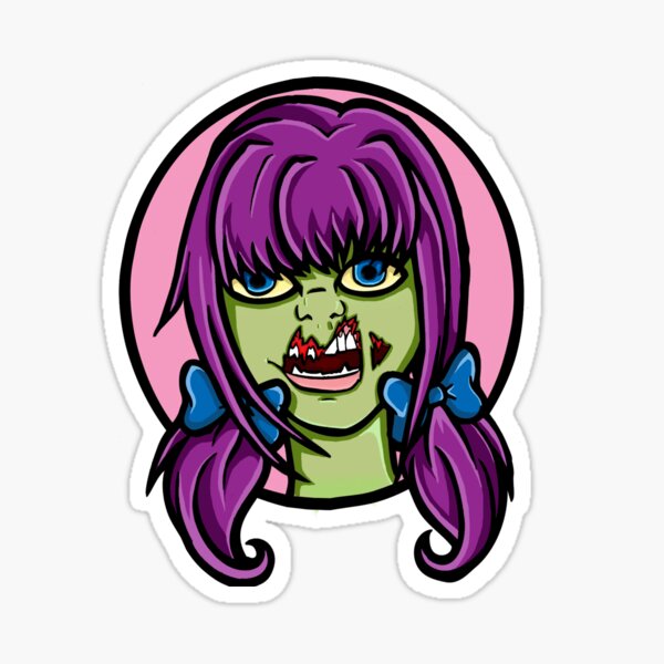 Zombie Girl Sticker
