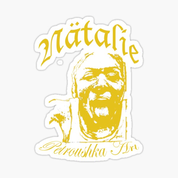 Natalie_yellow Sticker