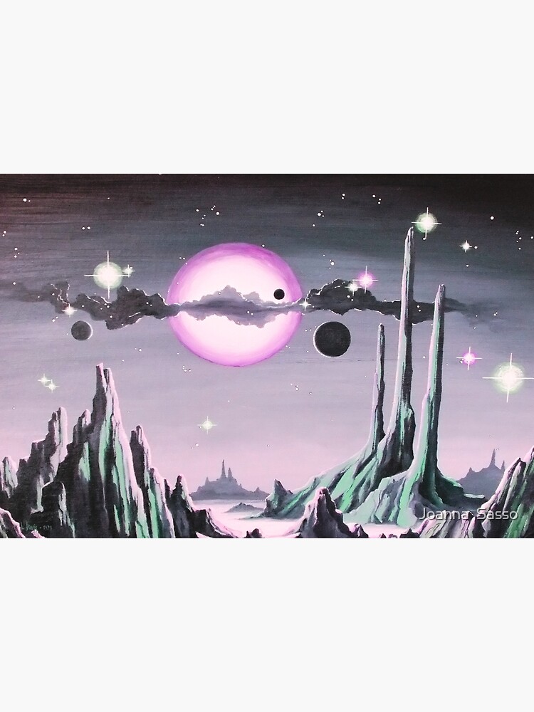 Purple Moonscape | Art Print