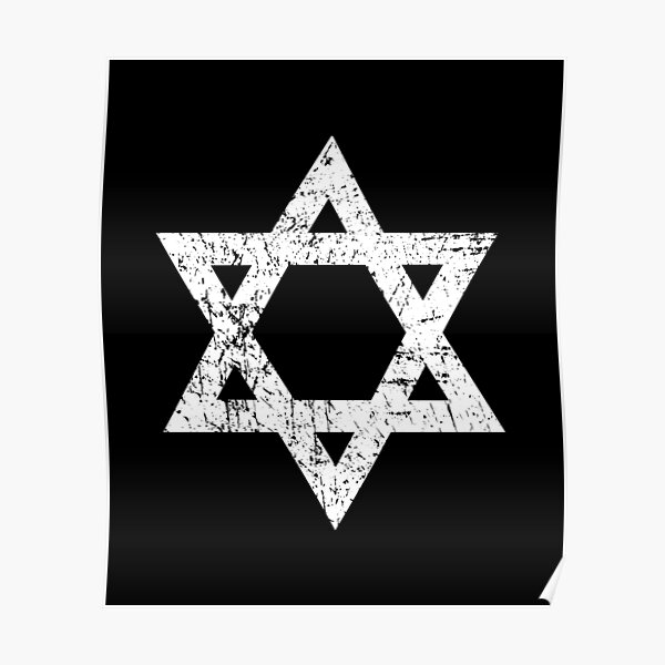 Vintage Star Of David Poster