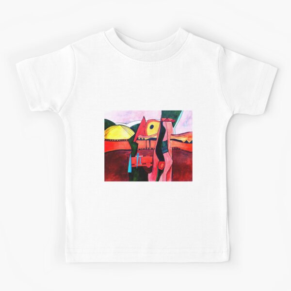 Africa - Orange Landscape Kids T-Shirt