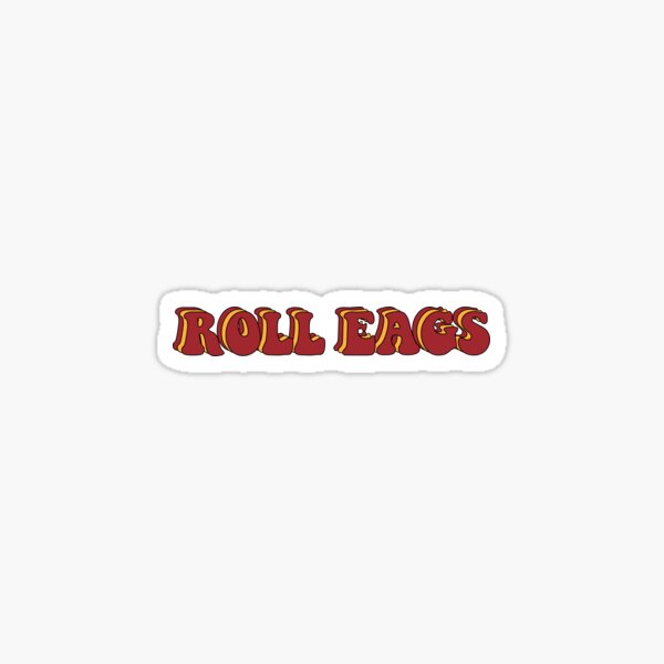 Boston College "Roll Eags" Groovy Sticker