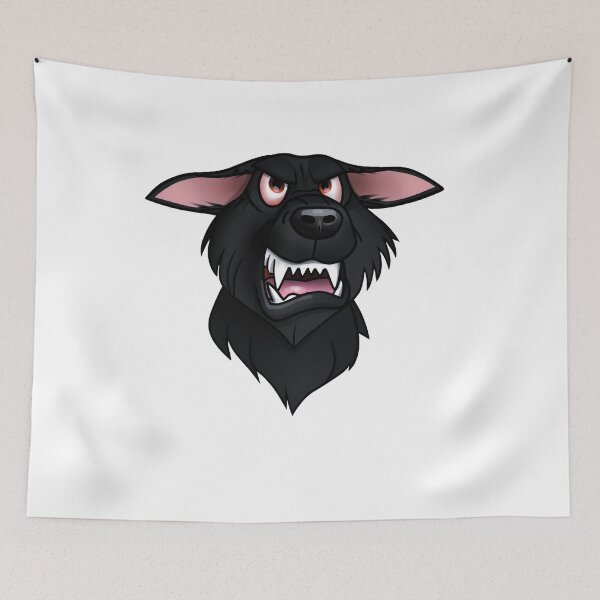 Item preview, Back off! Angry Black german shepherd designed and sold by polygrafix.