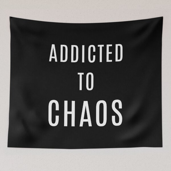 Item preview, Addicted to Chaos Cute Entrepreneur Hustle White designed and sold by KNUXX Shop.