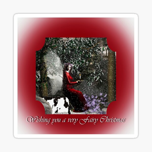 Item preview, A Merry Fairy Christmas designed and sold by WhiteOak Art Designs.