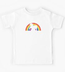Unicorns Are Born In April Shirt Birthday Month Gift Tee Kinder T-Shirt
