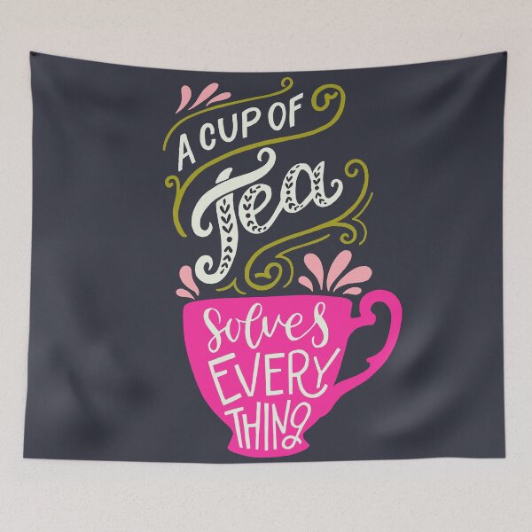 Item preview, A Cup Of Tea Solves Everything designed and sold by TashaNatasha.