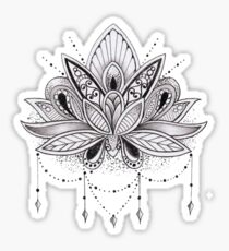 Mandala Lotus Flower Sticker