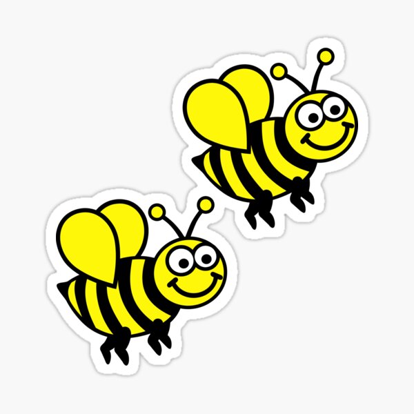 Happy bees Sticker
