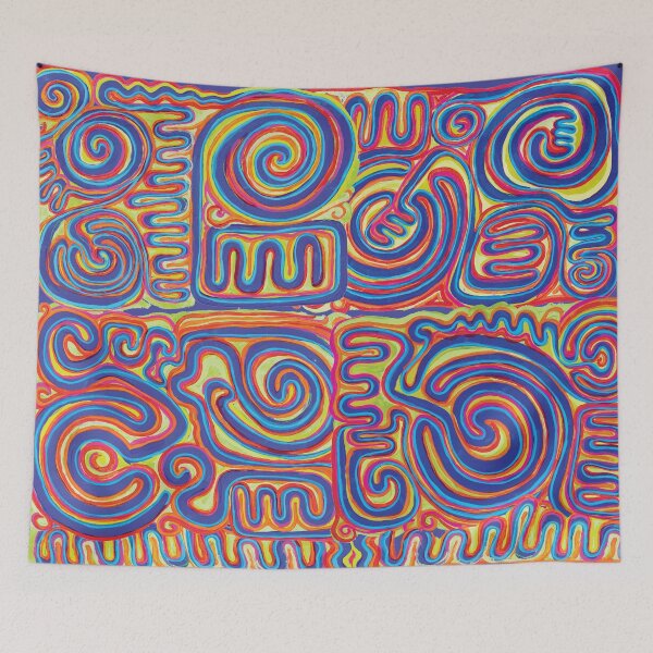 Item preview, Walking the Blue Road designed and sold by VertiginousArt.
