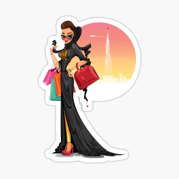 Luxury Shopper Sticker