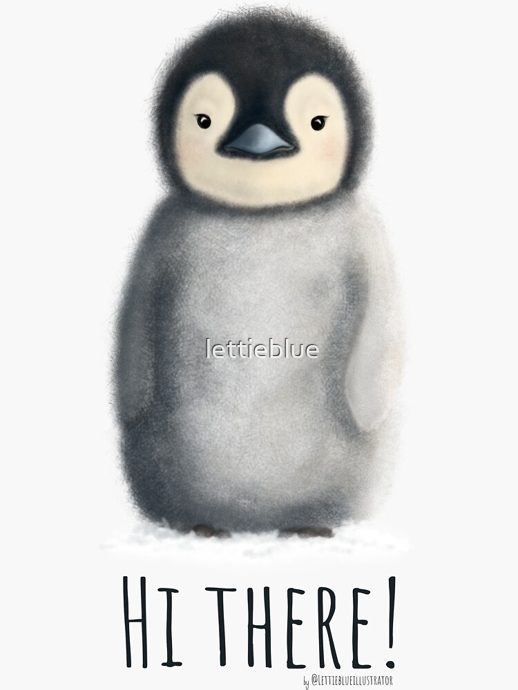 Hi there, little penguin! by lettieblue