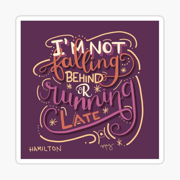 Item preview, Not falling behind or running late -  The Musical designed and sold by AryamC.