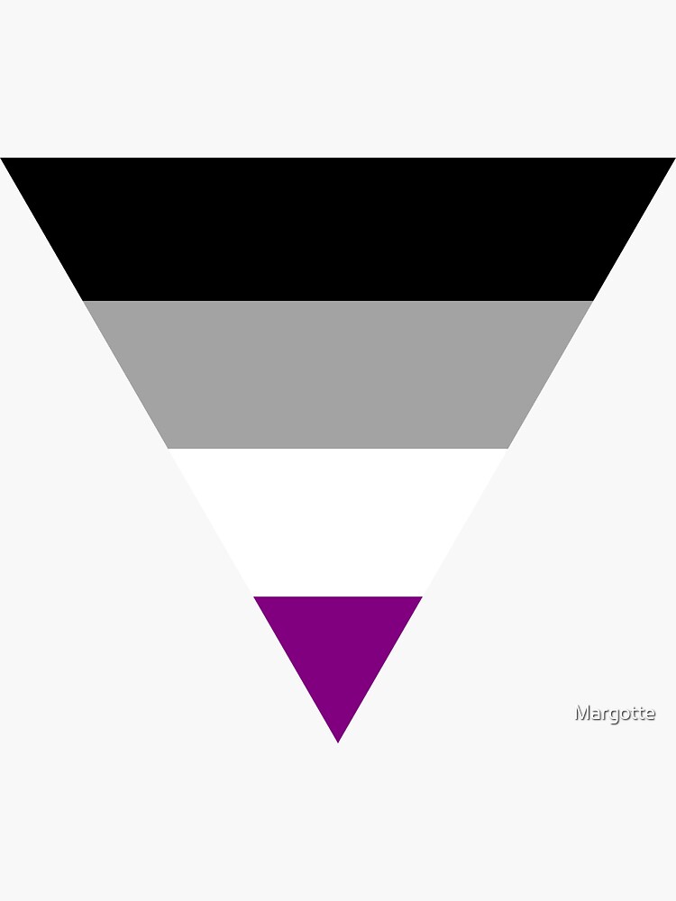 Asexual Triangle Flag Sticker For Sale By Margotte Redbubble 