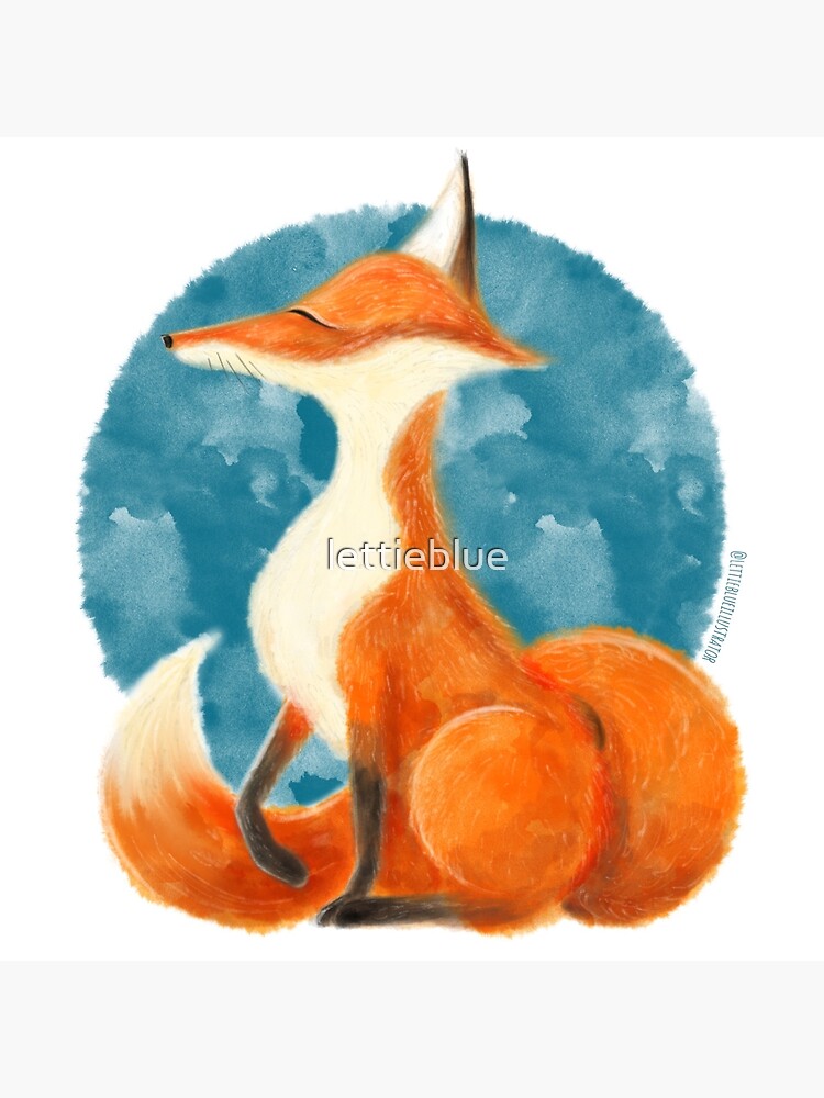 Smiling Red Fox by lettieblue