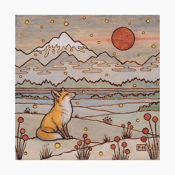 Item preview, Red Fox in the Snow designed and sold by Fay Helfer.