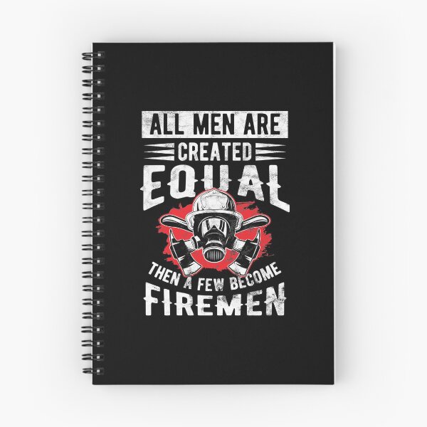 Item preview, All Men Created Equal Few Become Firemen Birthday Gift designed and sold by haselshirt.